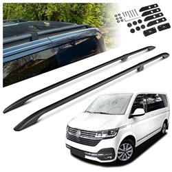 Split roof rails for Volkswagen VW Multivan T6.1 L1 SWB 2019-2022 Solid Al
