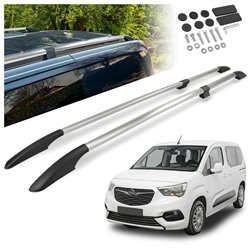 Relingi dachowe dzielone Opel Combo E K9 L2 XL 2018- Aluminium pla