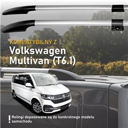 Relingi dachowe dzielone Volkswagen VW Multivan T6.1 L2 LWB 2019-2022 So