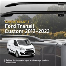 Split roof rails for Ford Transit Custom I V362 FY/FZ/F3 L1 SWB 2012-2023 S