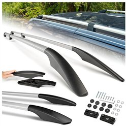 Split roof rails for Mercedes Viano W639 L1 SWB 2003-2014 Solid Aluminum P
