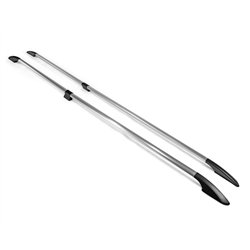Split roof rails for Opel Vivaro B X82 L2 LWB 2014-2019 Solid Aluminum Pla