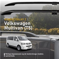 Relingi dachowe dzielone Volkswagen VW Multivan T5 L2 LWB 2003-2015 Soli