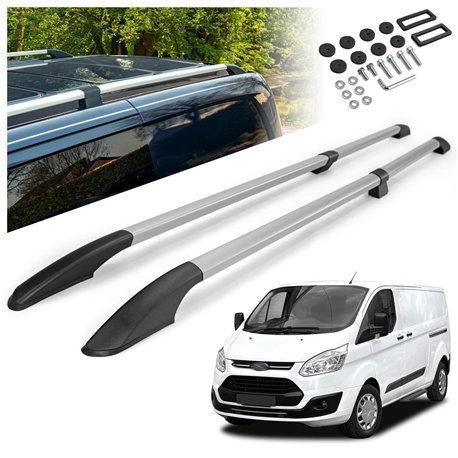 Split roof rails for Ford Transit Custom I V362 FY/FZ/F3 L1 SWB 2012-2023 S