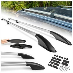 Split roof rails for Mitsubishi Express IV X82 SN L2 LWB 2020-2022 Solid A