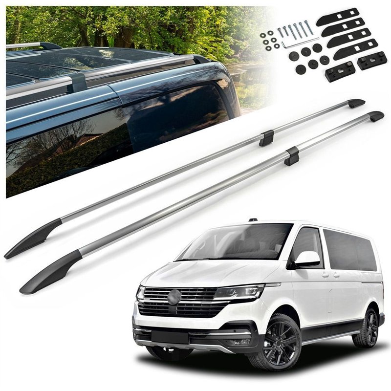 Split roof rails for Volkswagen VW Caravelle T6.1 L2 LWB 2019-2023 Solid A