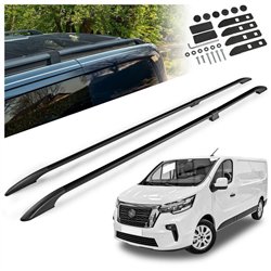 Relingi dachowe dzielone Nissan Primastar II X82 L1 SWB 2021- Alum