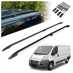 Relingi dachowe dzielone Fiat Ducato III 250/290 L1H1 2006- Alumin