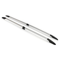 Split roof rails for Fiat Doblo II 263 L2 Maxi 2010-2022 Solid Aluminum Pl