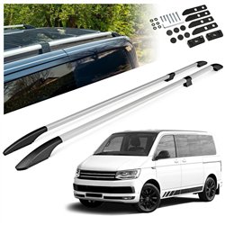 Relingi dachowe dzielone Volkswagen VW Multivan T6 L1 SWB 2015-2019 Soli