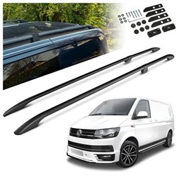 Split roof rails for Volkswagen VW Transporter T6 L1 SWB 2015-2019 Solid A