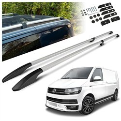 Relingi dachowe dzielone Volkswagen VW Transporter T6 L2 LWB 2015-2019 S