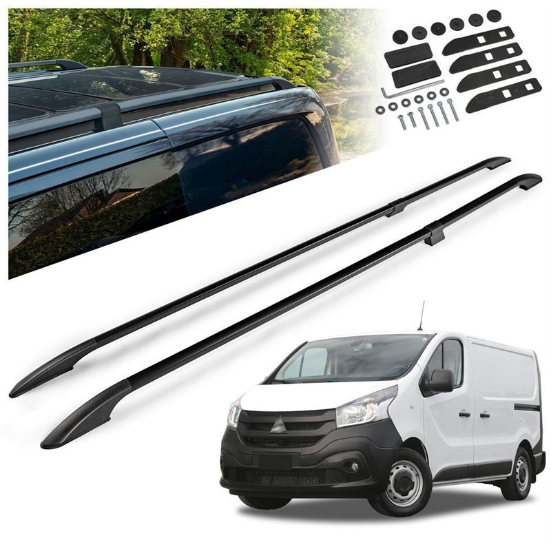 Split roof rails for Mitsubishi Express IV X82 SN L1 SWB 2020-2022 Solid A
