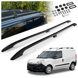 Split roof rails for Opel Combo D X12 L2 2012-2018 Solid Aluminum Plastic
