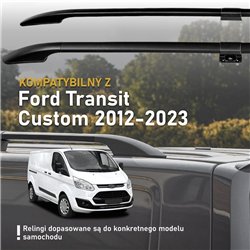 Split roof rails for Ford Transit Custom I V362 FY/FZ/F3 L2 LWB 2012-2023 S
