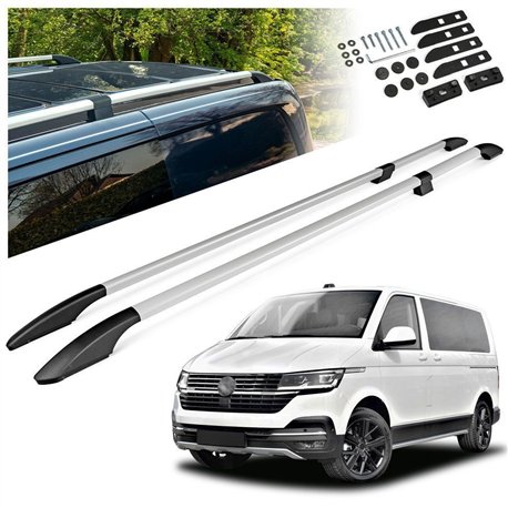 Relingi dachowe dzielone Volkswagen VW Caravelle T6.1 L1 SWB 2019-2023 S