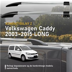 Relingi dachowe dzielone Volkswagen VW Caddy III 2K L2 Maxi 2003-2015 So