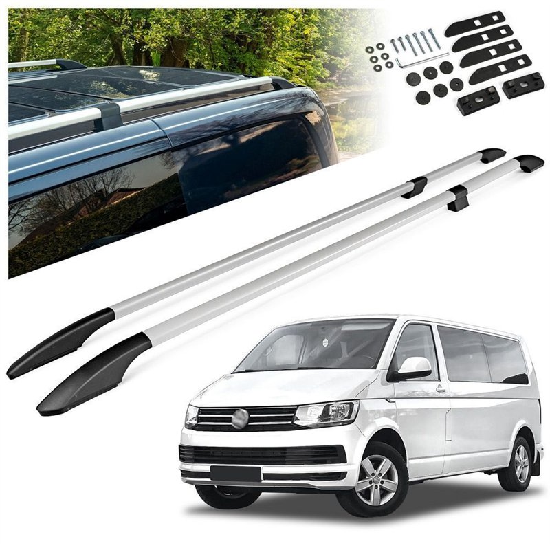 Relingi dachowe dzielone Volkswagen VW Caravelle T6 L1 SWB 2015-2019 Sol