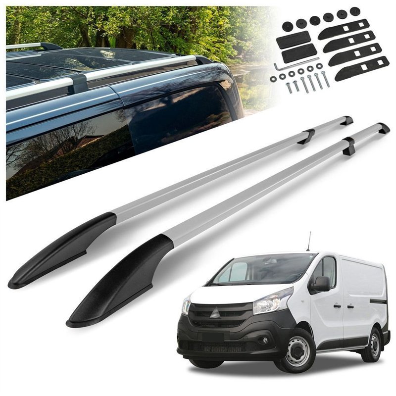 Split roof rails for Mitsubishi Express IV X82 SN L1 SWB 2020-2022 Solid A
