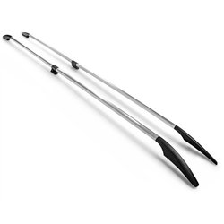 Split roof rails for Mercedes Vito W447 L2 LWB 2014- Solid Aluminum Plasti