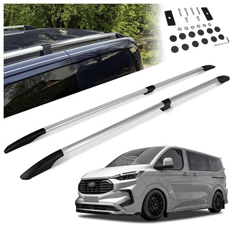 Relingi dachowe dzielone Ford E-Tourneo Custom I V710 L1 SWB 2023-
