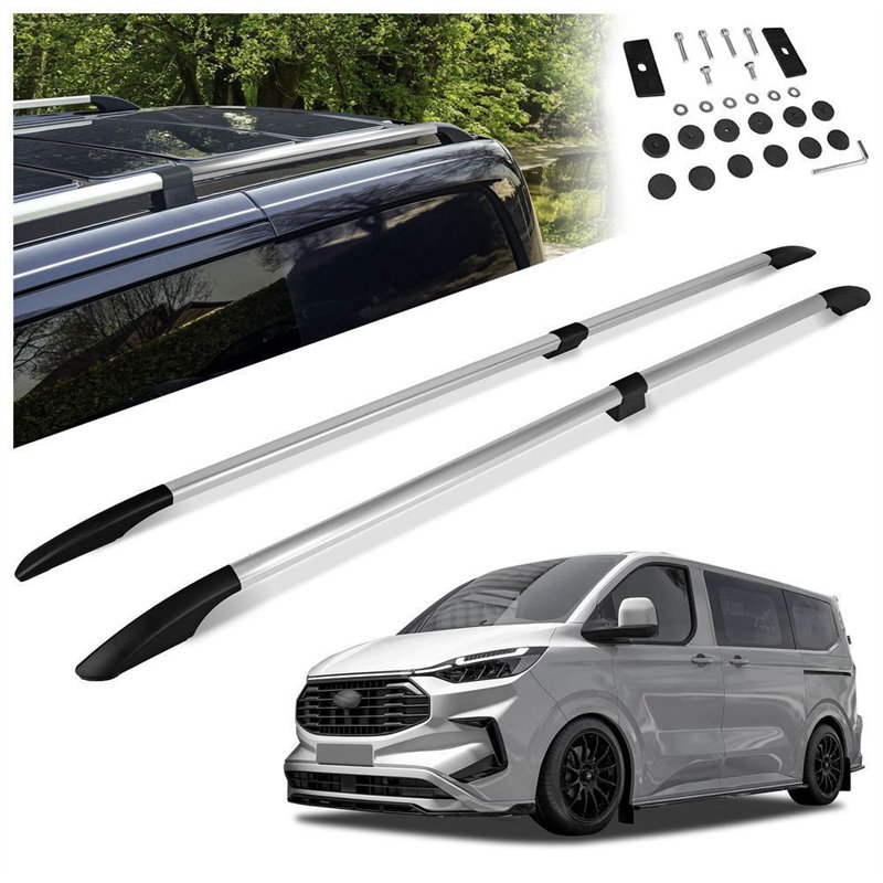 Relingi dachowe dzielone Ford E-Tourneo Custom I V710 L1 SWB 2023-