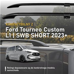 Relingi dachowe dzielone Ford Tourneo Custom II V710 L1 SWB 2023-