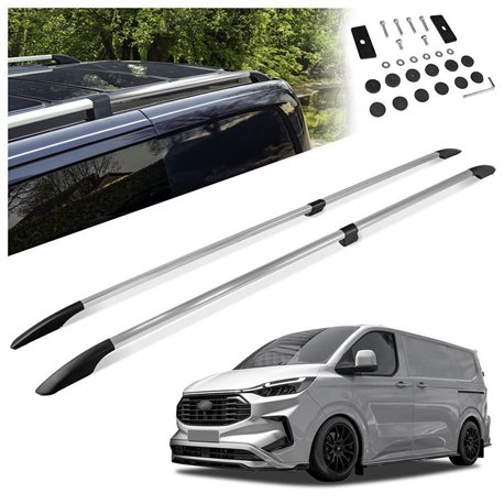 Relingi dachowe dzielone Ford Transit Custom II V710 L2 LWB 2023-