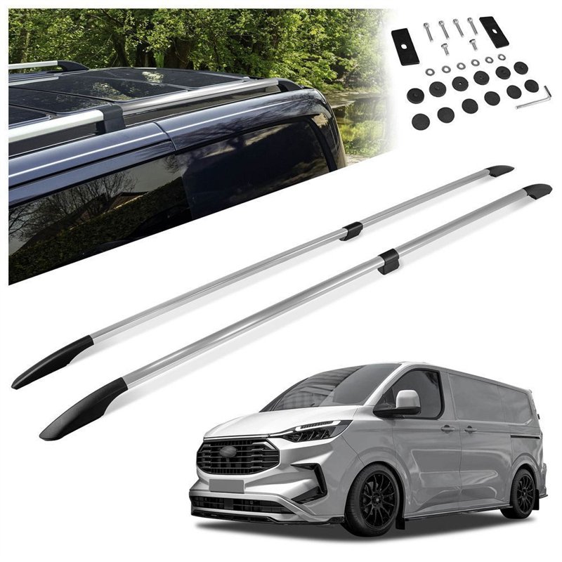 Relingi dachowe dzielone Ford Transit Custom II V710 L2 LWB 2023-