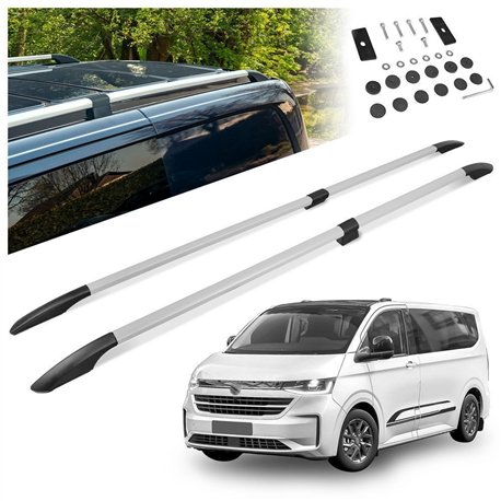 Relingi dachowe dzielone Volkswagen VW Caravelle T7 L1 SWB 2025- A