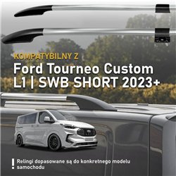 Relingi dachowe dzielone Ford Tourneo Custom II V710 L1 SWB 2023-