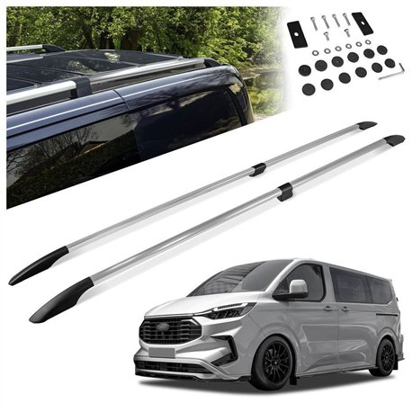 Relingi dachowe dzielone Ford Tourneo Custom II V710 L2 LWB 2023-