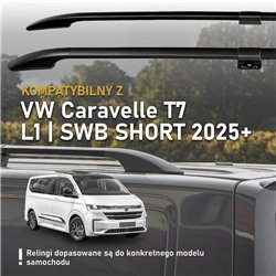 Relingi dachowe dzielone Volkswagen VW Caravelle T7 L1 SWB 2025- A