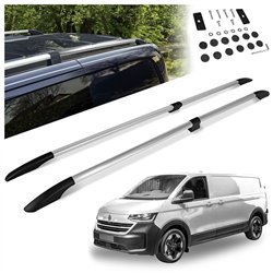 Relingi dachowe dzielone Volkswagen VW Transporter T7 L1 SWB 2025-