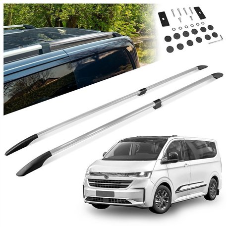 Relingi dachowe dzielone Volkswagen VW Caravelle T7 L2 LWB 2025- A