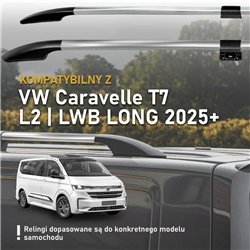 Relingi dachowe dzielone Volkswagen VW Caravelle T7 L2 LWB 2025- A