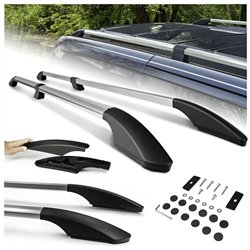 Split roof rails for Volkswagen VW Caravelle T7 L1 SWB 2025- Solid Aluminu