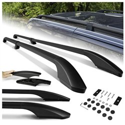 Split roof rails for Volkswagen VW Transporter T7 L2 LWB 2025- Solid Alumi