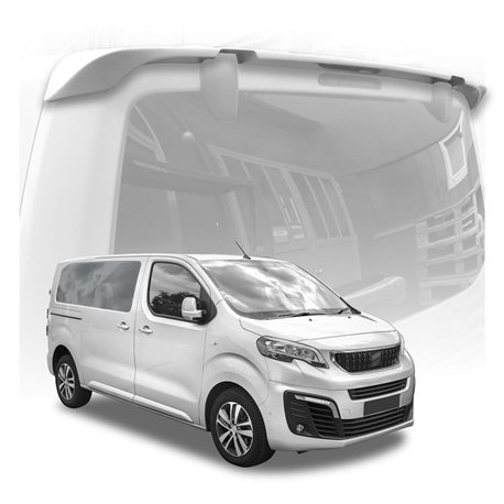 Roof spoiler for Peugeot Traveller I (K0) 2016- | Polyurethane For painting