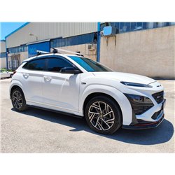 Side skirt extensions for Hyundai Kona I OS N / N-Line FL 2021-2023 ABS