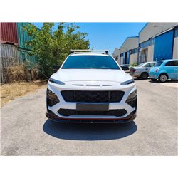 Front splitter for Hyundai Kona I (OS) N / N-Line FL 2021-2023 | Black ABS