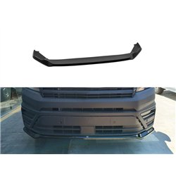 Front splitter for Volkswagen VW Crafter II (SY/SX/SZ) 2017- | Black ABS