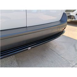 Rear bumper lip for Peugeot Traveller I V L2 Standard 2016- Black ABS
