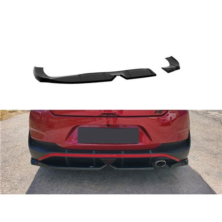 Rear bumper lip for Hyundai i30 Fastback III PDE N-Line FL 2020-2024 ABS