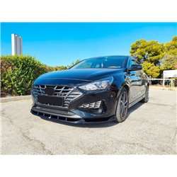 Front splitter for Hyundai i30 Station Wagon III PDE Kombi FL 2020- ABS