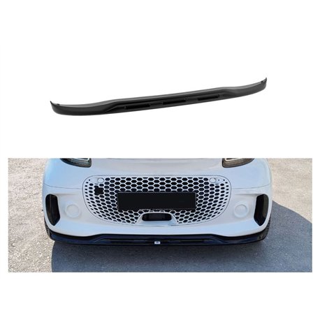 Front splitter for Smart Fortwo Coupe III C453 EQ 3D FL 2020-2023 ABS