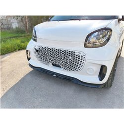 Front splitter for Smart Fortwo Coupe III C453 EQ 3D FL 2020-2023 ABS