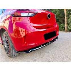 Rear bumper lip for Opel Corsa-e Hatchback F (G2J0 | U) 2020- Black ABS