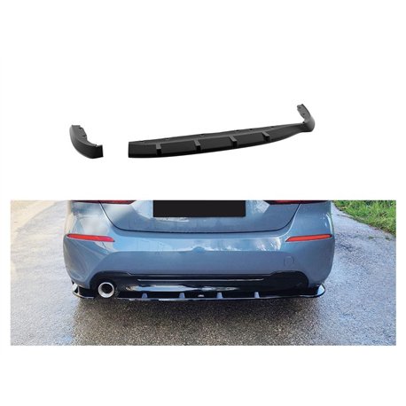 Rear bumper lip for BMW 1 Series Hatchback (F40) 2019-2024 | Black ABS