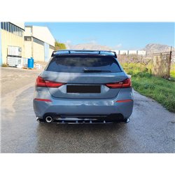 Rear bumper lip for BMW 1 Series Hatchback (F40) 2019-2024 | Black ABS